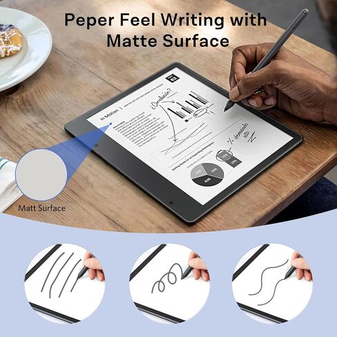 CoBak Paper Feel Writing Screen Protector for 11" Tablet 2025 Kindle Scribe, Acer Iconia V11, TouchPad D10 - Anti-Glare HD Clarity 9H Tempered Glass - 2 Pack in Saudi Arabia