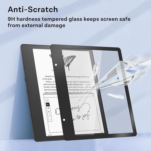 CoBak Paper Feel Writing Screen Protector for 11" Tablet 2025 Kindle Scribe, Acer Iconia V11, TouchPad D10 - Anti-Glare HD Clarity 9H Tempered Glass - 2 Pack in Saudi Arabia