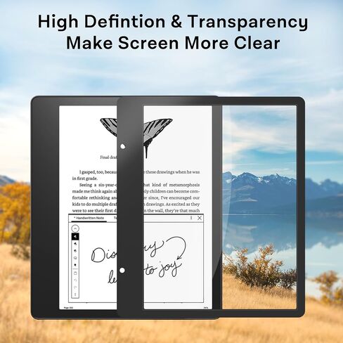 CoBak Paper Feel Writing Screen Protector for 11" Tablet 2025 Kindle Scribe, Acer Iconia V11, TouchPad D10 - Anti-Glare HD Clarity 9H Tempered Glass - 2 Pack in Saudi Arabia