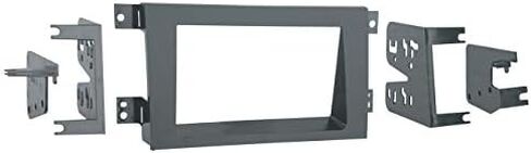 Harmony Audio Compatible with Honda Ridgeline 2005 2006 2007 2008 Double DIN Stereo Harness Radio Dash Kit Gray in Saudi Arabia