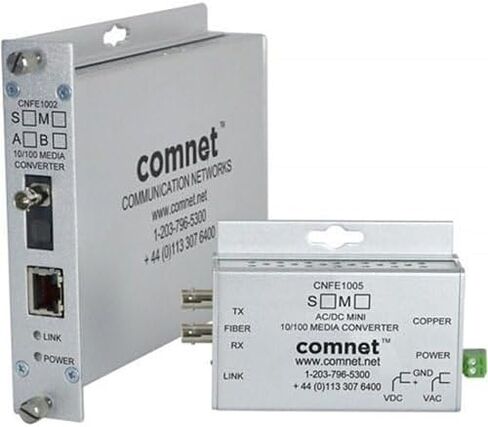 CNFE1002S1A Media Converter ، A ، ST Connector ، الوضع الفردي ، الألياف ، 100 ميجابت في الثانية in Saudi Arabia