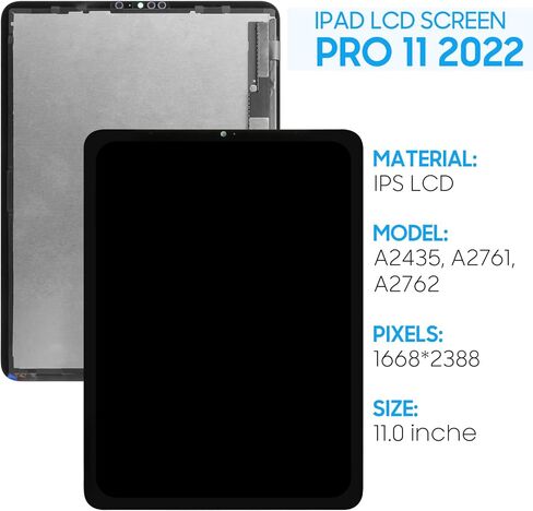 استبدال الشاشة لـ iPad Pro 11 4th 2022 A2435 ، A2761 ، A2762 ، A2759 11.0 " in Kuwait