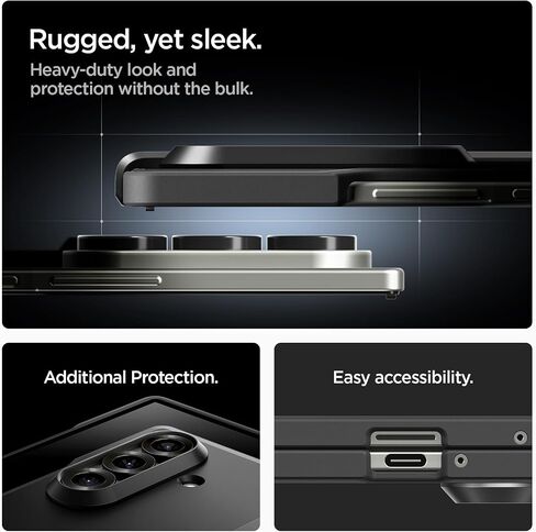 Spigen for Galaxy Z Fold 7 Case ، Tough Armor Pro Magfit [حماية المفصلات] in Kuwait
