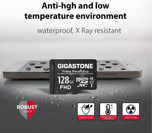 Gigastone 64GB Micro SD بطاقة 10 حزمة ، A1 V30 4K تسجيل الفيديو ، أمن مراقبة كاميرا كاميرا كاميرا الطائرات بدون in Saudi Arabia