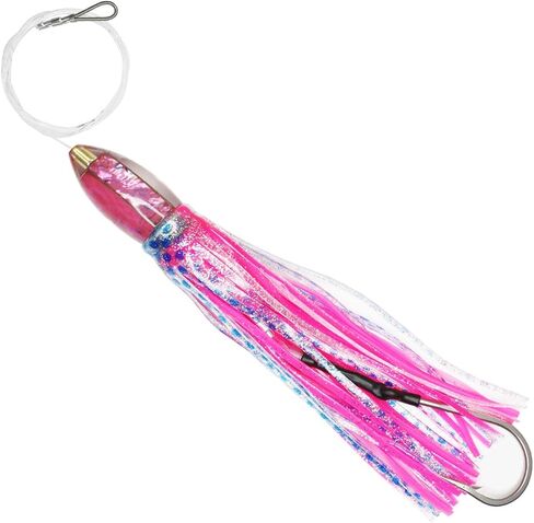 VIKETECH 9’’ 4oz Resin Saltwater Fishing Trolling Lure for Tuna Mahi Mahi Marlin Wahoo Sailfish Dolphin Lures Deep Sea Offshore Big Game Included Mesh Bag in Saudi Arabia