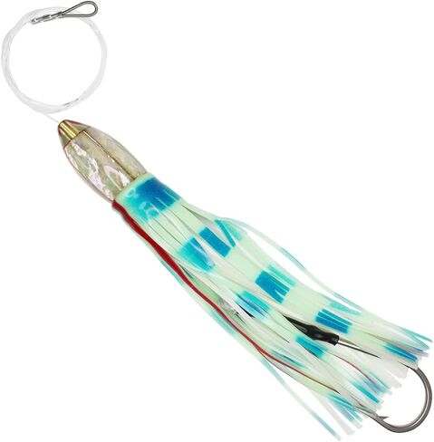 VIKETECH 9’’ 4oz Resin Saltwater Fishing Trolling Lure for Tuna Mahi Mahi Marlin Wahoo Sailfish Dolphin Lures Deep Sea Offshore Big Game Included Mesh Bag in Saudi Arabia