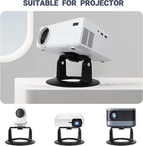 حامل الإسقاط ، 1/4 بوصة ، حامل قابل للتعديل مع الإعداد السهل وتناوب 180 درجة لمعظم أجهزة العرض ، تقف أجهزة العرض للمنزل والمكتب مع ارتفاع 7.71 رطل 3.54 بوصة (أبيض) in Saudi Arabia