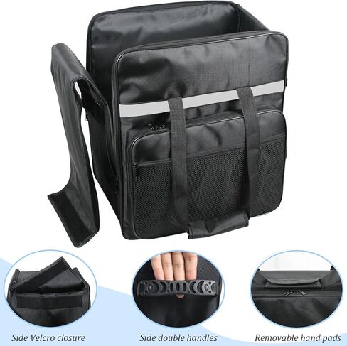 Ice Cream Maker Carrying Bag for Ninja Swirl by CREAMi Ice Cream NC701, Portable Outdoor Ice Cream Maker Travel Carrier Case with Side-Opening Design and Large Accessory Pocket(Only Bag) in Saudi Arabia