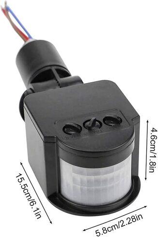 2 packs-IP65 Outdoor Motion Detector Controller 12VDC with Adjustable Sensitivity & Delay Timer for Security & Area Lighting Systems​ in Saudi Arabia