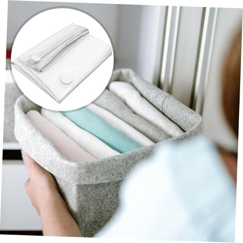 Happyyami 2pcs مرتبة الفراش أكياس تخزين أكياس ثقيلة الانضغاطات للملابس الفراش سعة كبيرة للتنظيم المنزلي in Saudi Arabia