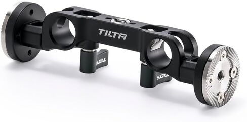 Tilta 15mm LWS محول Rosette المزدوج - الأسود | متوافق مع Rosette Arms & Hand Grips | 15 مم رود جبل | 3/8 "-16 & 1/4" -20 موضوع | بناء الألومنيوم والفولاذ المقاوم للصدأ in Saudi Arabia