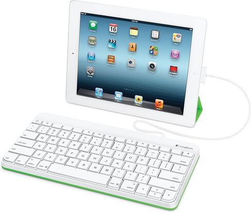 لوحة مفاتيح Logitech Wired لـ iPad مع موصل 30 دبوس in Saudi Arabia