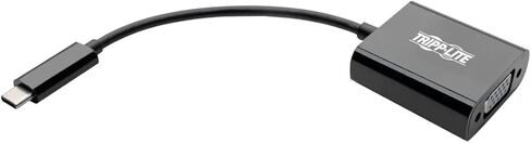 TRIPP Lite Eaton Series U444-06N-VB-AM USB C إلى محول محول VGA ، Thunderbolt 3/USB 3.1 Gen 1 ، 1080p ، USB-C ذكر إلى VGA أنثى ، 6in ، حزمة Cloud Care مسبقًا مؤهلة (حزمة واحدة) in Kuwait