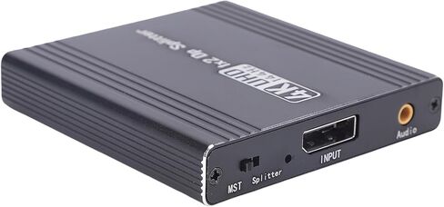 Sanpyl DisplayPort إلى DisplayPort Dlitter ، فاصل 4K 144Hz ، دعم وضع MST Mirror الموسع لكمبيوتر الكمبيوتر الشخصي in Saudi Arabia