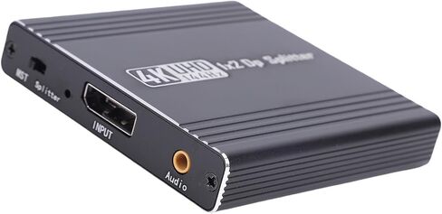 Sanpyl DisplayPort إلى DisplayPort Dlitter ، فاصل 4K 144Hz ، دعم وضع MST Mirror الموسع لكمبيوتر الكمبيوتر الشخصي in Saudi Arabia