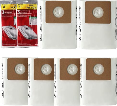 Shop-Vac 90668 2-2.5 Gallon Disposible Filter Bags,6 Pack in Kuwait