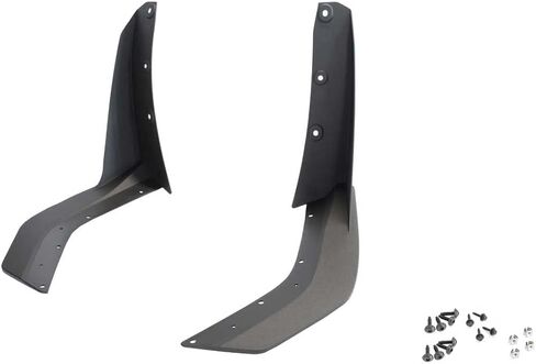 Blue Oval Industries Rear Splitter Wickers Pair for 2015-2022 Ford Mustang or Shelby GT500, Black Textured Polypropylene (PP) Finish in Saudi Arabia
