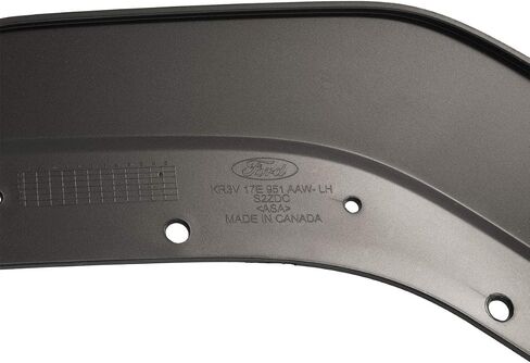 Blue Oval Industries Rear Splitter Wickers Pair for 2015-2022 Ford Mustang or Shelby GT500, Black Textured Polypropylene (PP) Finish in Saudi Arabia