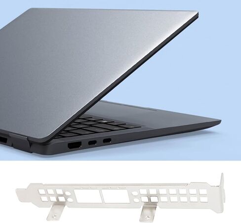 2PCs قوسين كامل أقواس SLOT SLOT SLOT BRACKETS مع مسامير 4pcs متوافقة مع Dell Mellanox Connectx-4 LX 25GBE CX4121C 20NJD SILVER in Kuwait