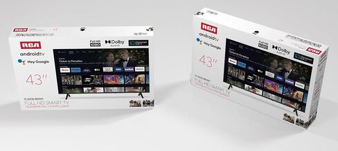 RCA 43 بوصة FHD Smart Android TV ، شاشة LED بدون إطار مع HDR10 ، Wi-Fi و Bluetooth ، مساعد Google مدمج في ، متوافق مع Alexa in Saudi Arabia