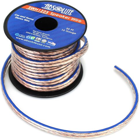 المطلقة الولايات المتحدة الأمريكية SWH1225 12 Gauge Car Home Audio Seeper Cable Cable 25 ' in Saudi Arabia