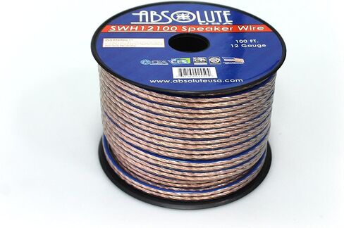 المطلقة الولايات المتحدة الأمريكية SWH12100 12 Gauge Car Home Audio Audio Calker Cable Cable 100 ' in Saudi Arabia