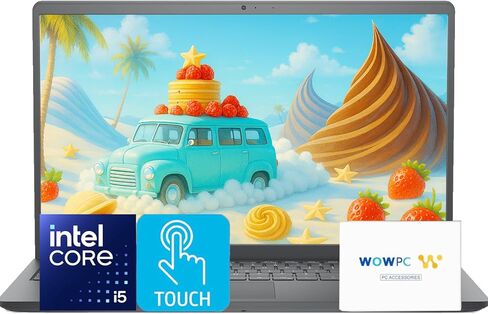 Dell Inspiron 15.6" FHD Touchscreen Laptop Computer | Intel Core i5-1334U CPU | 64GB RAM | 2.5TB Storage (2TB PCIe SSD + 512GB External) | Long Battery Life | Windows 11 Pro with Microsoft Office in Kuwait