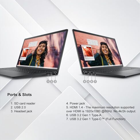 Dell Inspiron 15.6" FHD Touchscreen Laptop Computer | Intel Core i5-1334U CPU | 64GB RAM | 2.5TB Storage (2TB PCIe SSD + 512GB External) | Long Battery Life | Windows 11 Pro with Microsoft Office in Kuwait