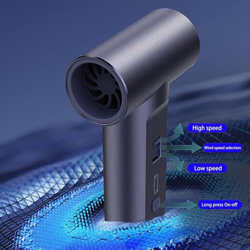 Compressed Air Duster 110000 RPM Electric Air Duster, Reusable no Canned Keyboard Cleaner for Office, Cordless Air Duster for Computer/Car in Saudi Arabia