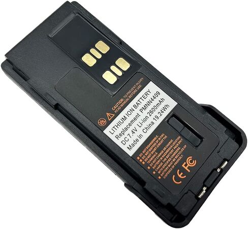 10pack PMNN4409 PMNN4409AR 2600MAH LI-ION بطارية مع حزام مقطع متوافق مع راديو XPR7550 XPR3500E XPR7550E XPR3300E XPR7350E XPR7350 XPR7580 XPR780E XPR3300 APX4000 APX1000 in Saudi Arabia