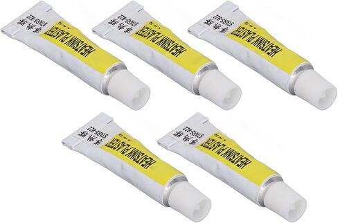 Hapivida 5PCS CPU Thermal Paste, Heat Insulated Silicone Grease with Thermal Conductivity, Fast Curing, High Strength Bonding for 3D Printers, Electronics, Heat Sink APPL in Saudi Arabia