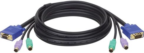 Tripp Lite by Eaton P753-010 10 ft ps/2 kVM Switch Cable ، PS/2 dual to male ، emi/rfi psi emi/rfi double ، cloud cloud reaive cloud reaive (50 pack) in Kuwait