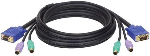 Tripp Lite by Eaton P753-010 10 ft ps/2 kVM Switch Cable ، PS/2 dual to male ، emi/rfi psi emi/rfi double ، cloud cloud reaive cloud reaive (50 pack) in Kuwait
