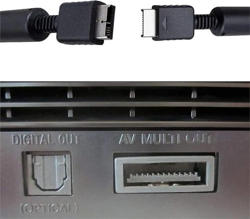 10pcs PS2 PS3 AV Cable, AV to Composite Cable Cord for 2 PS2 PS3(6FT) in Saudi Arabia