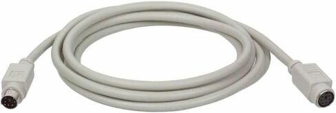 Tripp Lite بواسطة Eaton P222-050 PS/2 Keyboard & Mouse Extension Cable ، Mini-Din6 M/F ، 50 FT (15.24 M) Beige ، EMI/RFI ، حزمة Cloud Care Pre-Configured مؤهلة (10 حزمة) in Kuwait