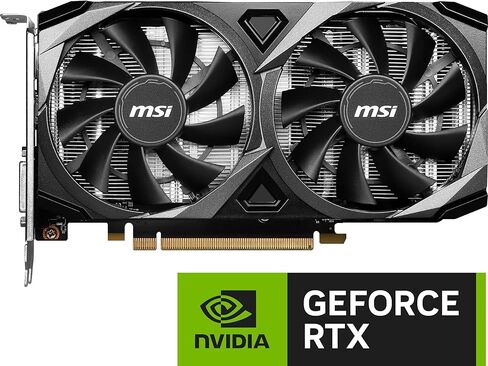 MSI Gaming GeForce RTX 3050 8GB GDRR6 128-bit HDMI/DP PCIE 4 TORX TWIN CARDALS AMPERE OC CARTER (RTX 3050 Ventus 2x XS 8G OC) (متجددة) in Saudi Arabia