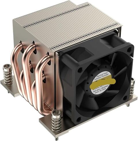 LGA1700-R67 2U مبرد 5 أنابيب الحرارة 240W ل LGA 1700 الرادياتير بالارتداد الحراري الجانبي مروحة التبريد 78 مم × 78 مم. in Saudi Arabia
