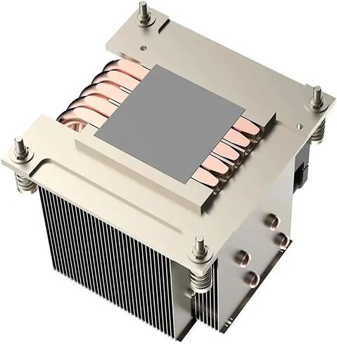 LGA1700-R67 2U مبرد 5 أنابيب الحرارة 240W ل LGA 1700 الرادياتير بالارتداد الحراري الجانبي مروحة التبريد 78 مم × 78 مم. in Saudi Arabia