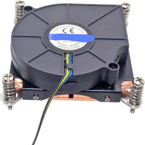 1U Server CPU Cooler Cooling Fan Copper Heatsink for 1366 1356 Industrial Workstation Computer Active Cooling in Saudi Arabia