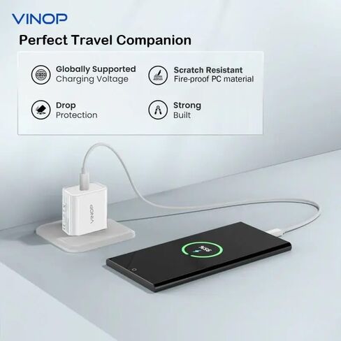 PD20W USB-C Fast Charger (النموذج: GS-W20A0938C) لهواتف iPhone و Android وغيرها من الملحقات. in Saudi Arabia