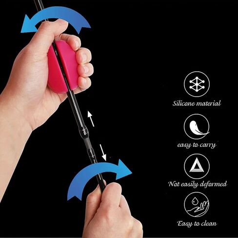 3pcs مقاطع قضبان الصيد القابلة لإعادة الاستخدام-حاملي ربط البلاستيك على شكل بيض لتخزين قضبان آمنة-ملحقات الصيد المتوافقة مع القوارب والسيارة للصيادين-الأخضر in Saudi Arabia