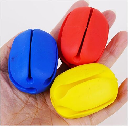 3pcs مقاطع قضبان الصيد القابلة لإعادة الاستخدام-حاملي ربط البلاستيك على شكل بيض لتخزين قضبان آمنة-ملحقات الصيد المتوافقة مع القوارب والسيارة للصيادين-الأخضر in Saudi Arabia