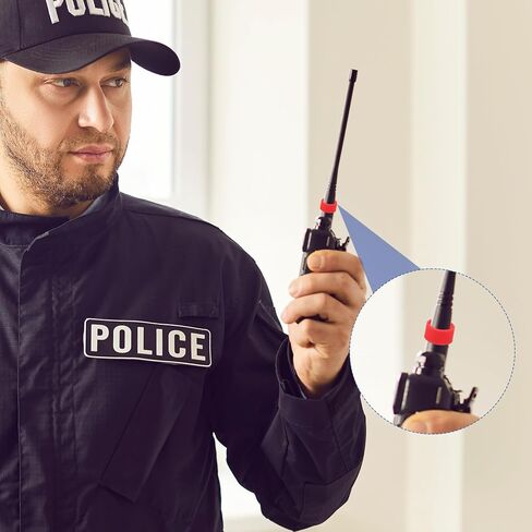 Patikil ثنائية الاتجاه راديو حلقات مطاطية هوائيات ألوان ، 10 PCS غطاء واقعي للهوائي لليد in Saudi Arabia