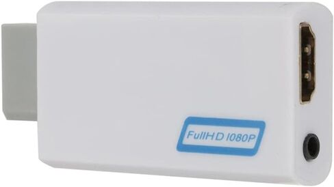WII to Converter Full 1080P Wii 2 3.5mm Audio for PC HDTV Monitor Display to Adapterr in Saudi Arabia
