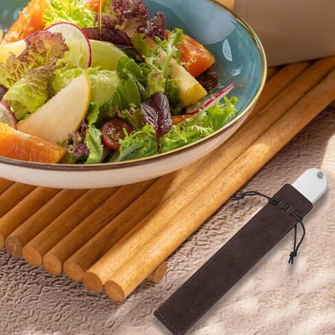 2 in 1 cutlery,Camping Eating Utensils Set Detachable Pocket Wilderness Fork and Spoon Tool,Multifunction Practical Tableware for Travel,Hiking,Wilderness，Equipped with cutlery protection bag(1Set) in Saudi Arabia