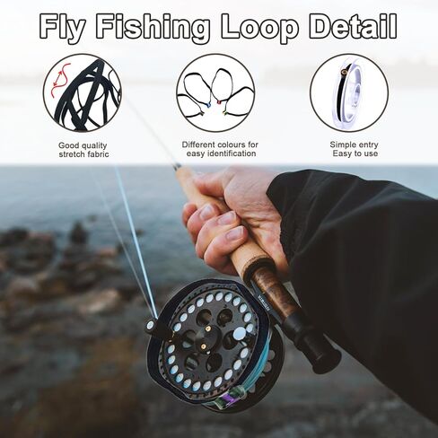 حلقات Tippet يطير الصيد ، حامل النسيج المرن خفيفة الوزن Tippet ، حلقة التخزين المؤقت لصيد الأسماك لصيد الأسماك in Kuwait