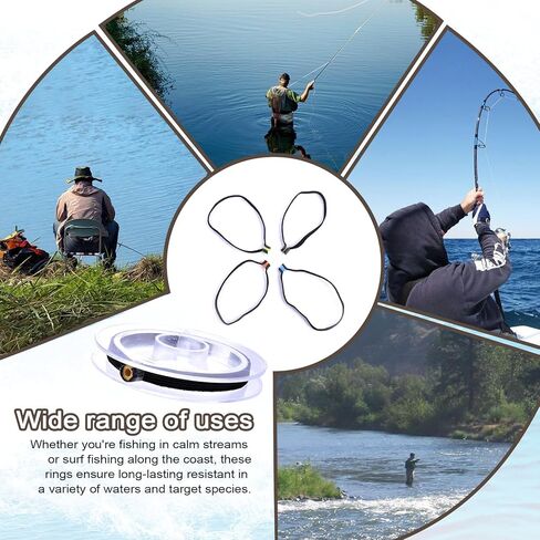 حلقات Tippet يطير الصيد ، حامل النسيج المرن خفيفة الوزن Tippet ، حلقة التخزين المؤقت لصيد الأسماك لصيد الأسماك in Kuwait