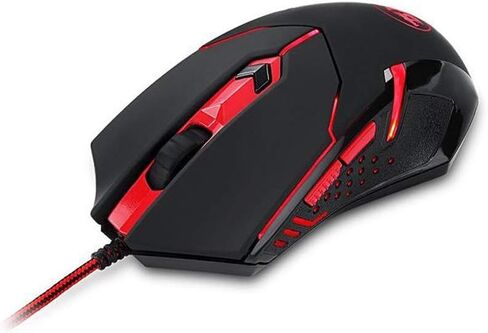 Redragon Gaming Mouse ، فأر ألعاب سلكية مع إضاءة RGB الخلفية ، 8000 نقطة في البوصة قابلة للتعديل ، الماوس مع 9 أزرار ماكرو قابلة للبرمجة وزر النار ، يدعم البرمجيات مفاتيح DIY ، M910-K in Kuwait