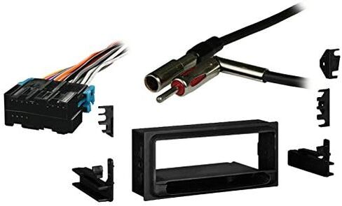 Harmony Audio HA-701858 Compatible with Chevy S-10 98-01 Aftermarket Radio Harness Adapter, Metra 99-4000 Premium Multi-Kit with Pocket and HA-40GM10 Aftermarket Antenna Adapter in Saudi Arabia