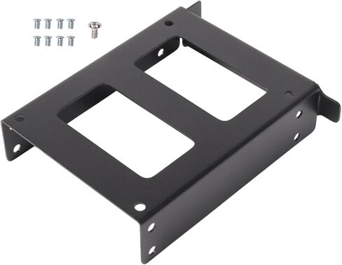 PCI Slot 2.5Inch IDE/SATA/SSD/HDD Rear Panel Mount Bracket Hard Drive Adapter Tray with Half-Height Profile Bracket, Black, 500011873A2 in Saudi Arabia